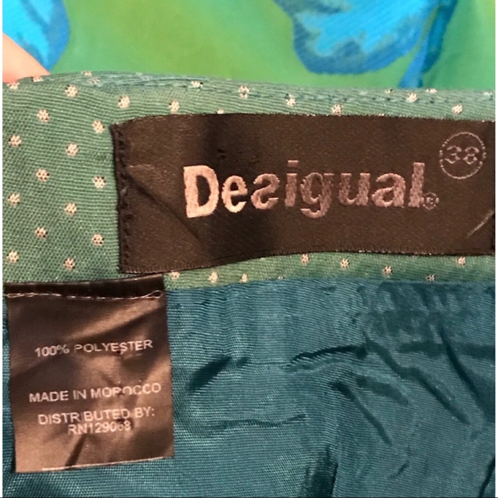 Desigual Strapless Multicolored Mini w/pockets - Picture 6 of 8